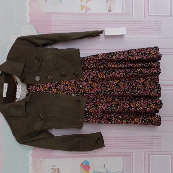 Byer California Little Girls Sleeveless 2-pc. Dress Set Size XXS 4-5 NWT - Picture 4 of 14